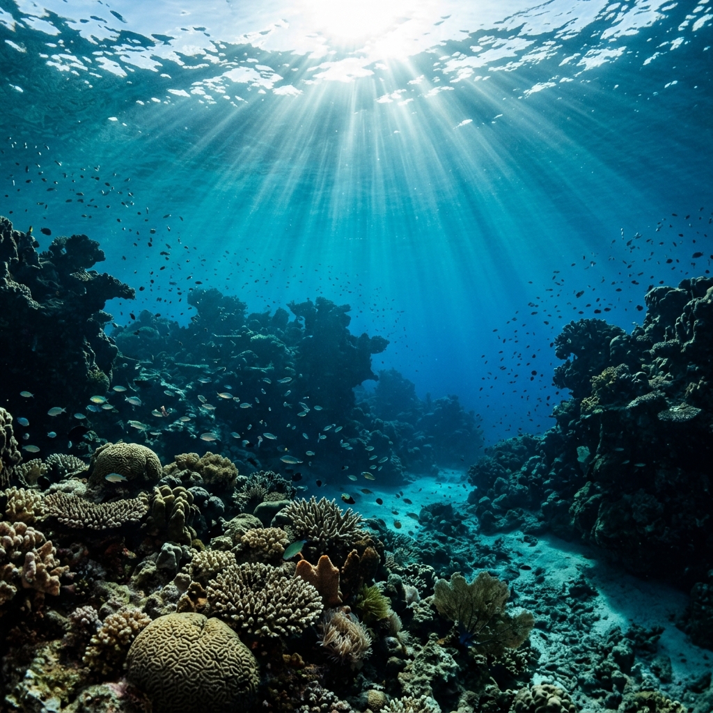 Underwater Deep Blue